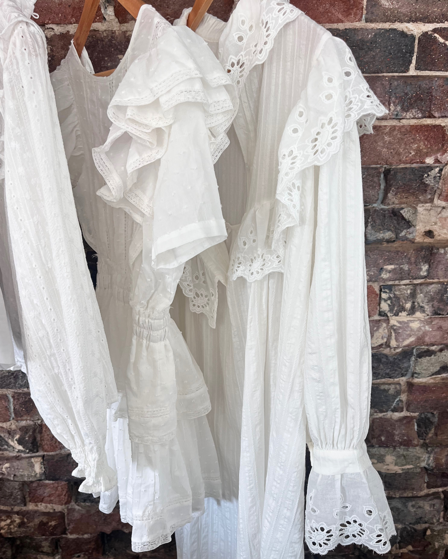 Western White Ruffled Layer Dress