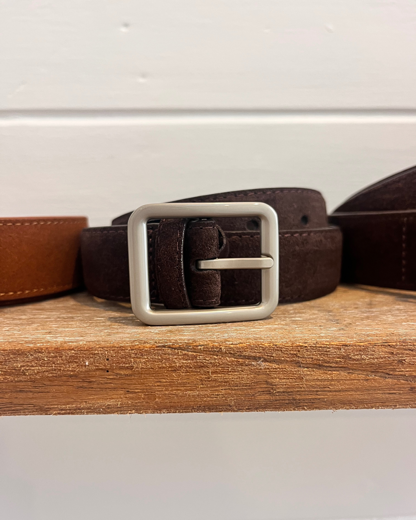 Smith's Brown Suede Belt
